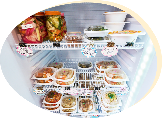 四季折々に合わせた商品や日替わりのメニューで毎日の食卓に彩りを